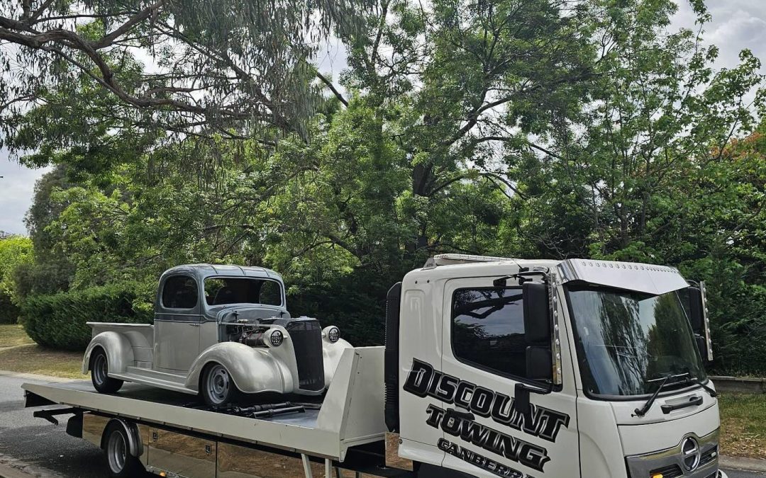 Luxury car towing
