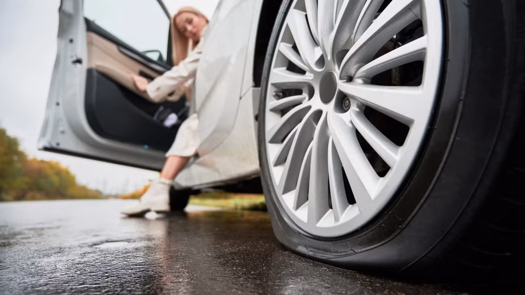 Flat Tire in Canberra